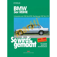 BMW JAVÍTÁSI KÉZIKÖNYV, BMW 3 SZÉRIA (1982-1994) (NÉMET NYELVŰ) kép, fotó