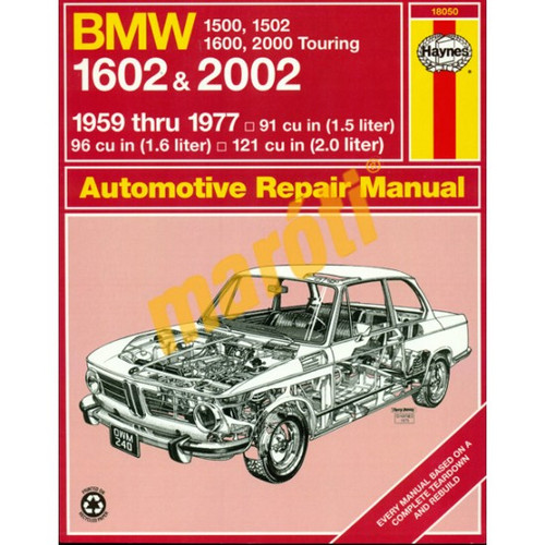 BMW JAVÍTÁSI KÉZIKÖNYV, BMW 1500,1600,2000 (1962-1997)(ANGOL NYELVŰ) Könyvek
