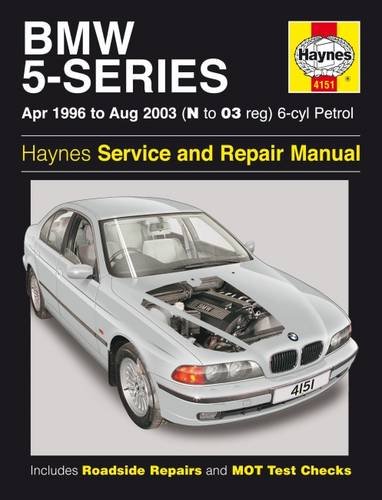BMW JAVÍTÁSI KÉZIKÖNYV, BMW 5 SZÉRIA (1996-2003) (ANGOL NYELVŰ) Könyvek