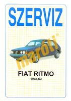 FIAT JAVÍTÁSI KÉZIKÖNYV, FIAT RITMO 1978-TÓL kép, fotó